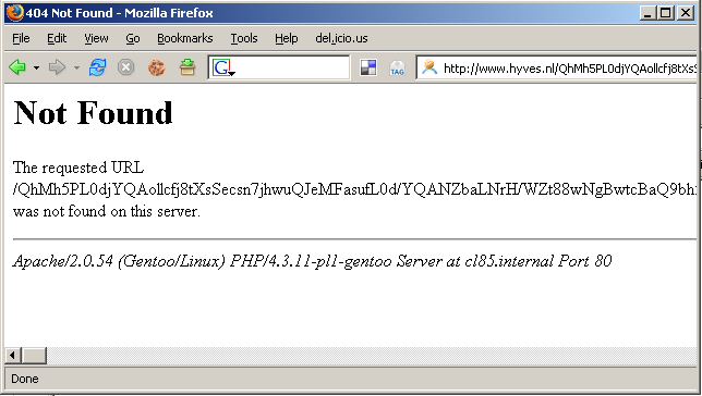 hyves powered by gentoo