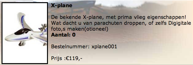 Wat dacht u van parachuten droppen, of zelfs Digigitale foto,s maken(otioneel) 