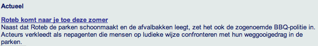 verkleedt als nepagenten